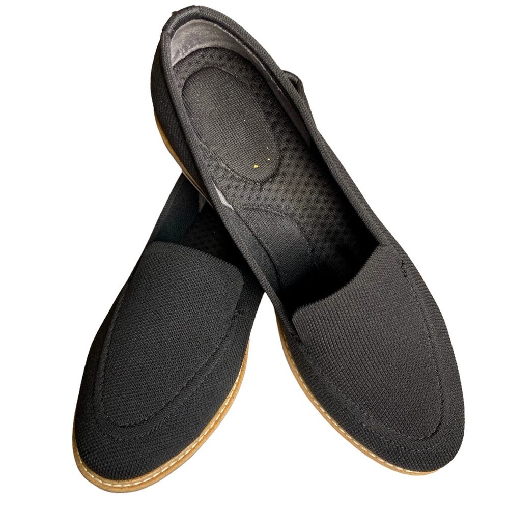 Kelly & Katie Espadrille Canvas Shoe Slip On Loafer Classic Comfy Black Size 7.5